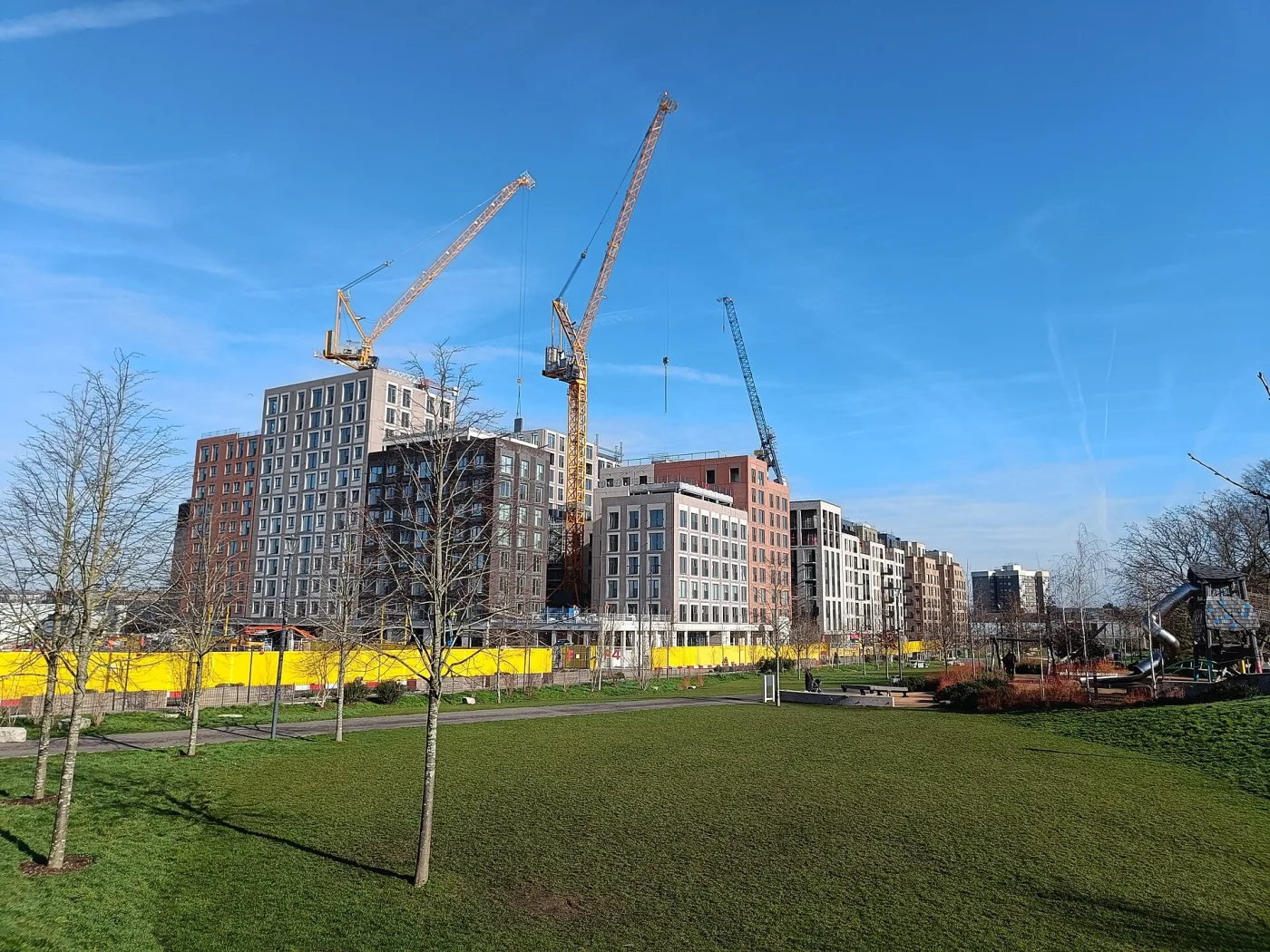 Brent Cross Town under construction, the largest of Barnet's growth areas