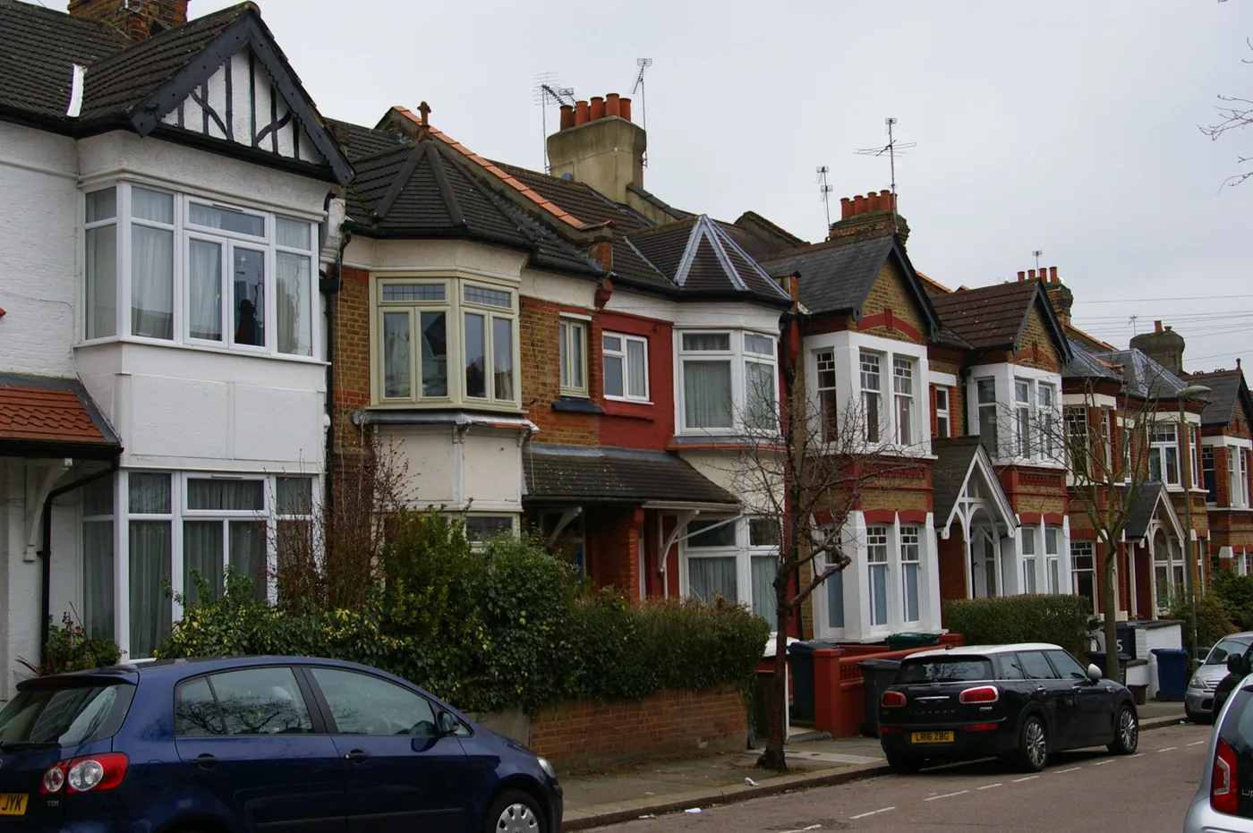 Houses on Park Hall Road, East Finchley