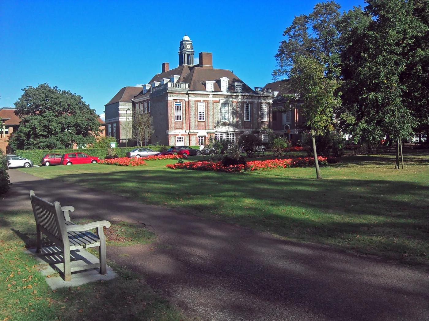 The Henrietta Barnett School on Central Square, Hampstead Garden Suburb, one of Barnet's secondary schools