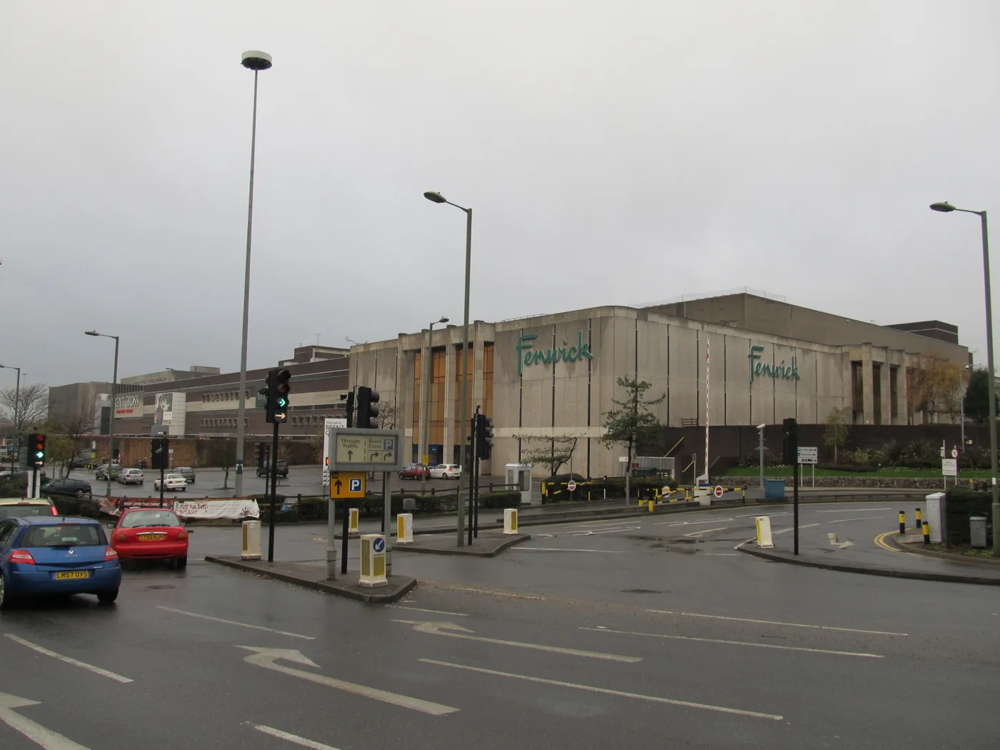 Brent Cross Shopping Centre and its car parks. The rink goes up in the John Lewis car park.